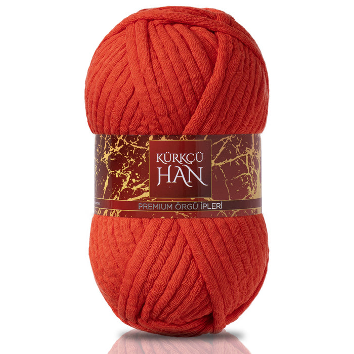 KÜRKÇÜ HAN HOME 170GR 102M ÖRGÜ İPİ KIRMIZI