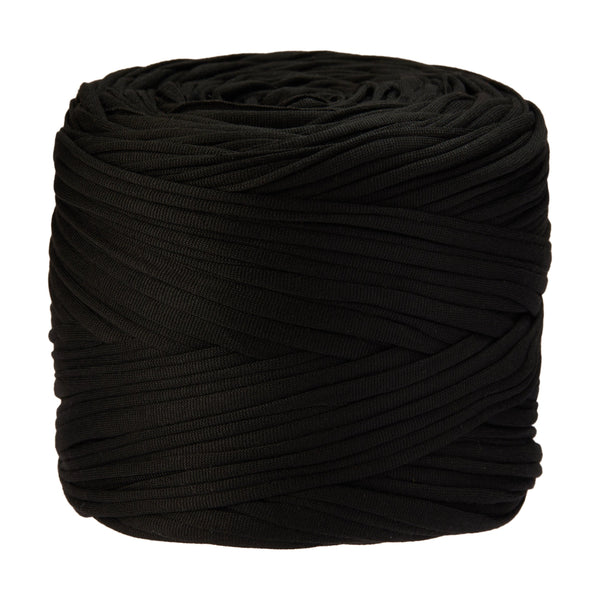 Home Decor T-Shirt Yarn 300g 150m %100 Mikrofiber Polyester - Jet Siyahı