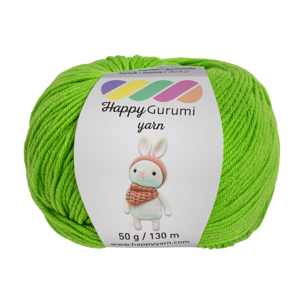 Happy Gurumi Amigurumi Örgü İpi 50gr 130mt Neon Yeşil