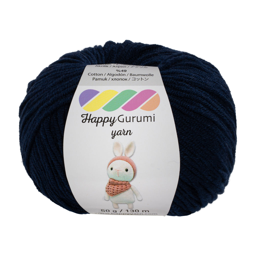 Happy Gurumi Amigurumi Örgü İpi 50gr 130mt Lacivert