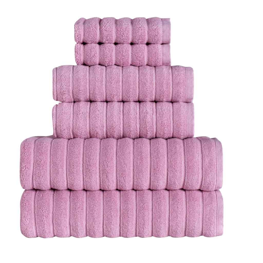 Beribo Cloud %100 Pamuk Türk Havlu Seti 6 Parça 620 GSM (Lavanta Sisi)