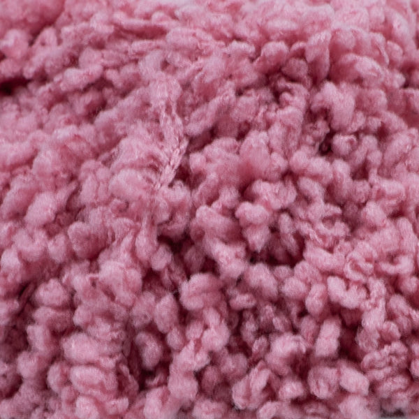 Happy Loopy Yarn - 100g / 100m | %100 Polyester Buklet Örgü İpi - Pembe