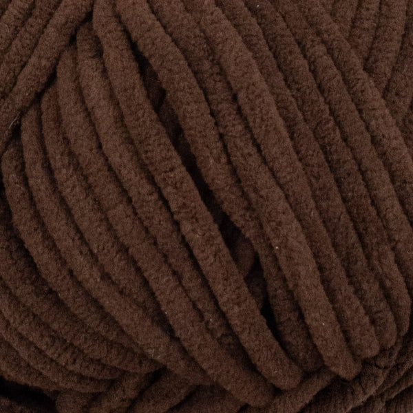 Kadife Örgü İpi 50gr %100 Polyester Yumuşak Pofuduk Koyu Kahve (Espresso)