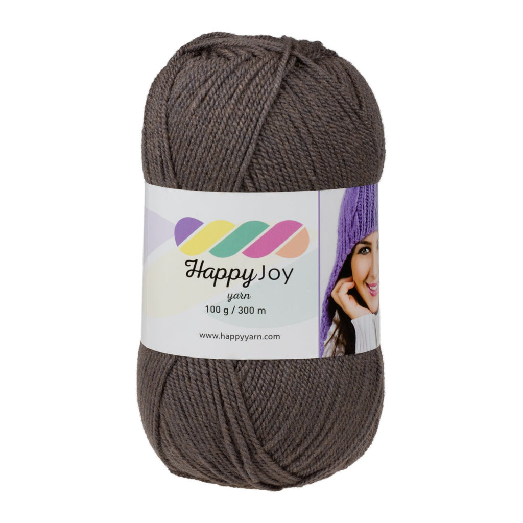 Kürkçü Han Happy Joy 100gr 300m El Örgü İpi Kahve Melanj HJ073