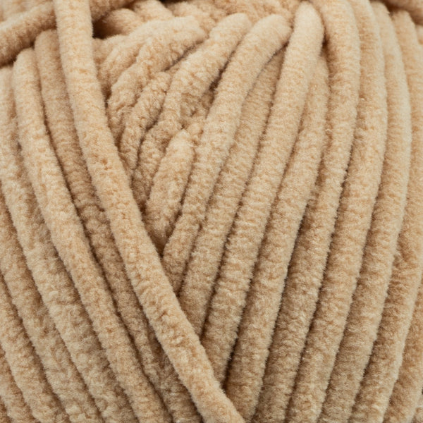 Kadife Yün Sütlü Kahve 100gr %100 Polyester Yumuşak Pofuduk Örgü İpi