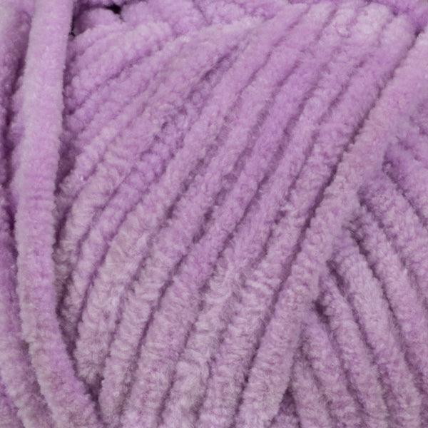 Kadife Örgü İpi 50gr %100 Polyester Yumuşak Pofuduk Koyu Lila