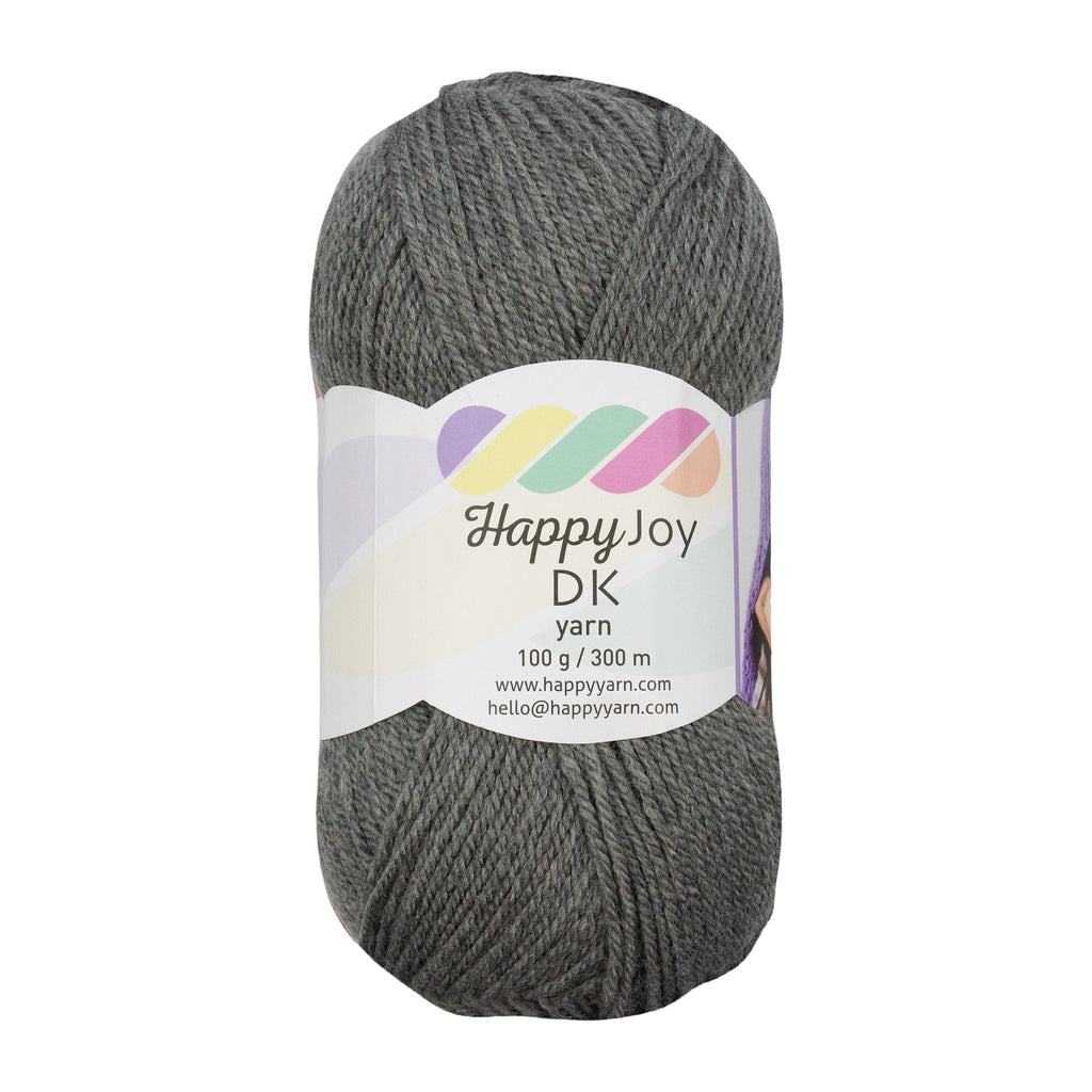 Kürkçü Han Happy Joy 100gr 300m El Örgü İpi Kül Grisi HYJ26