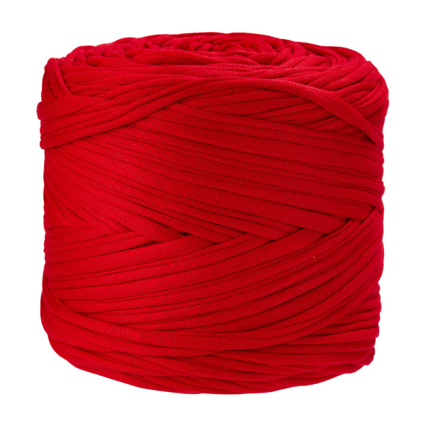 Home Decor T-Shirt Yarn 300g 150m %100 Mikrofiber Polyester - Canlı Kırmızı