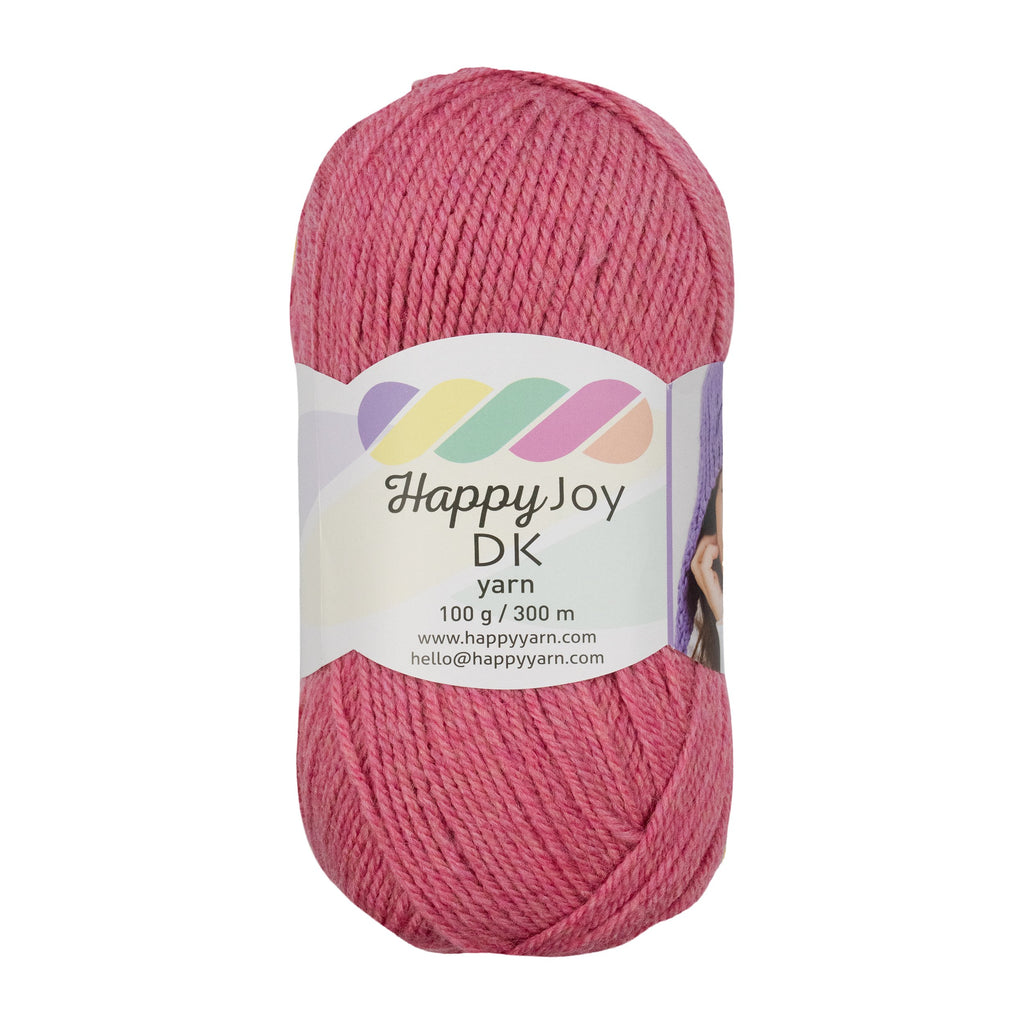 Kürkçü Han Happy Joy 100gr 300m El Örgü İpi Gül Kurusu HYJ6