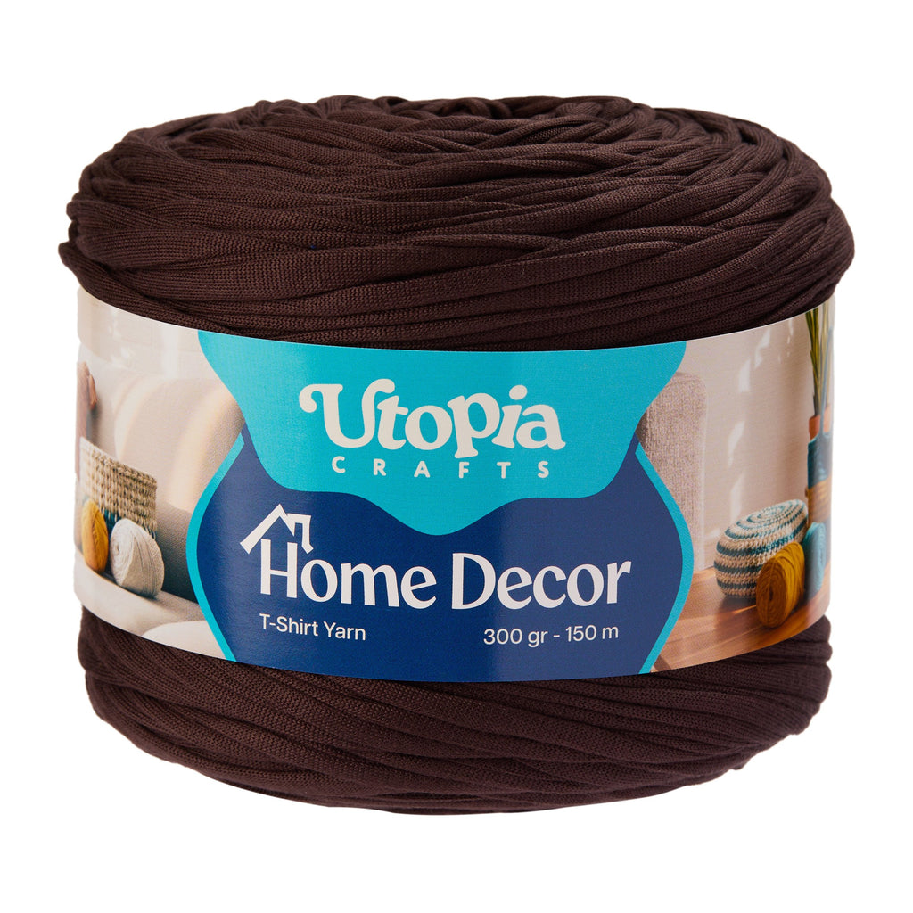 Home Decor T-Shirt Yarn 300g 150m %100 Mikrofiber Polyester - Koyu Bordo