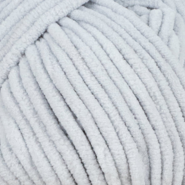 Kadife Örgü İpi 50gr %100 Polyester Yumuşak Pofuduk Buz Mavisi Gri