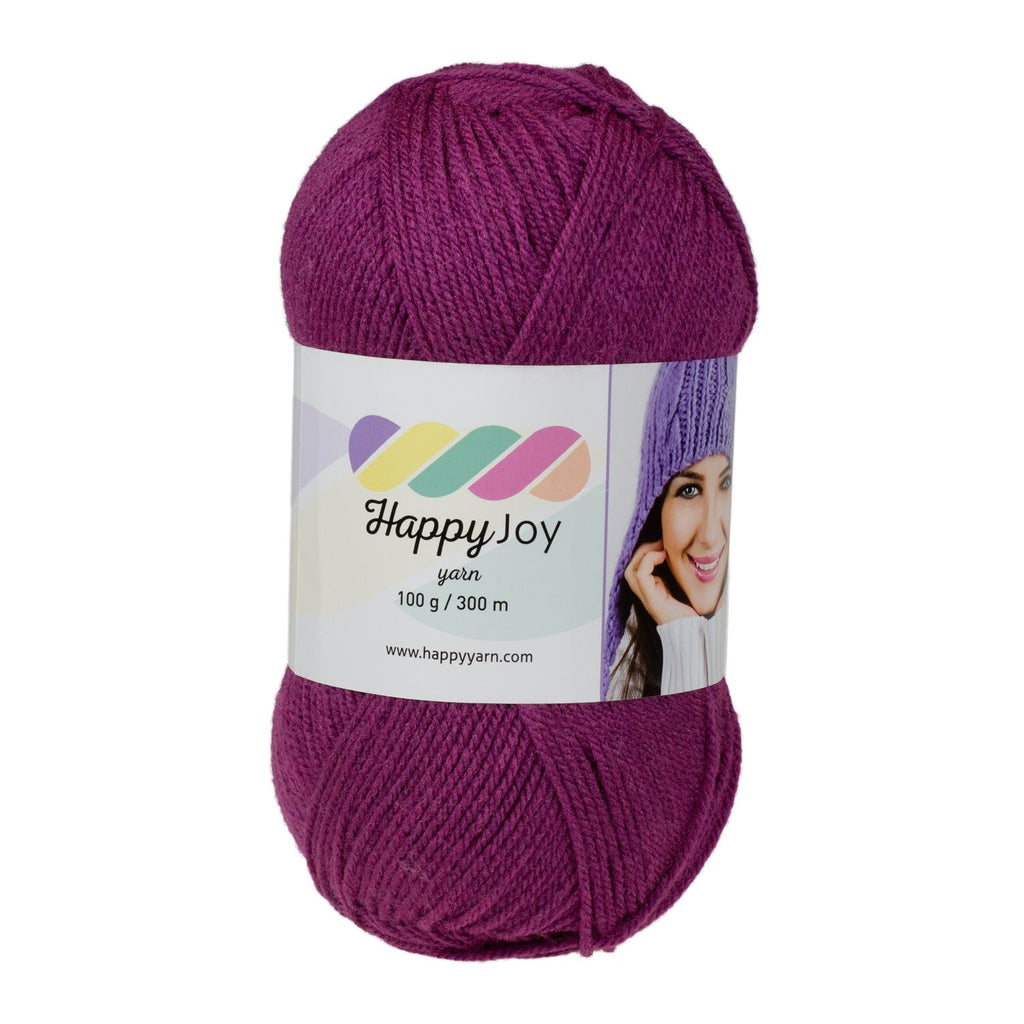 Kürkçü Han Happy Joy 100gr 300m El Örgü İpi Vişne HJ078