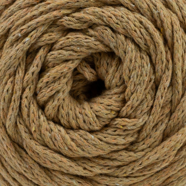 Premium Makrome Ipi 3mm 200gr 120m, %85 Rejenere Pamuk Örgü Ipi - Açık Kahverengi