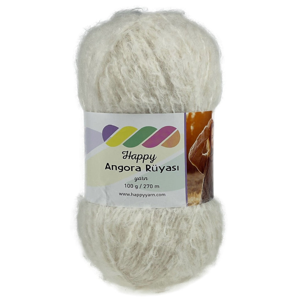 Happy Yarn Angora Rüyası 100gr 270m El Örgü İpi AR011