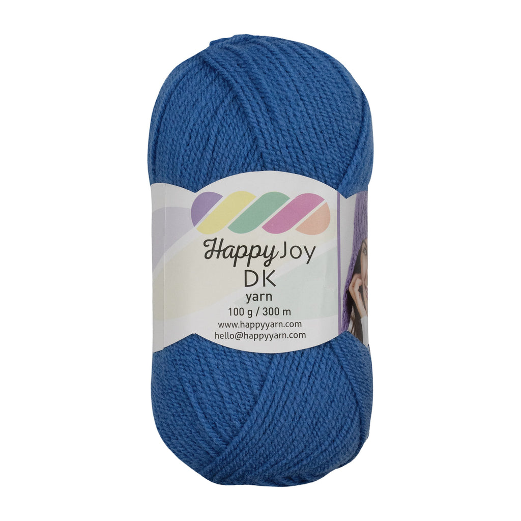 Kürkçü Han Happy Joy 100gr 300m El Örgü İpi Çelik Mavisi HYJ16