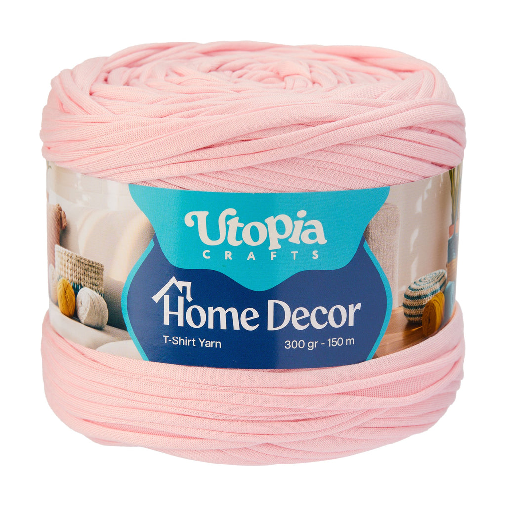 Home Decor T-Shirt Yarn 300g 150m %100 Mikrofiber Polyester - Pudra Pembesi