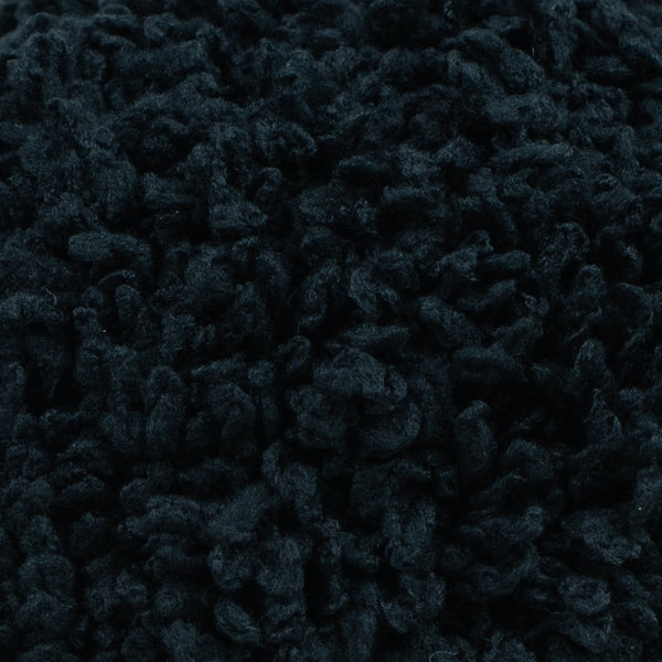 Happy Loopy Yarn - 100g / 100m | %100 Polyester Buklet Örgü İpi - Siyah