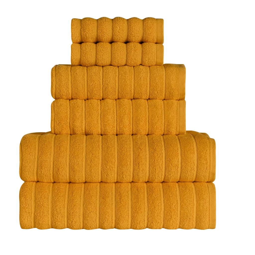 Beribo Cloud %100 Pamuk Türk Havlu Seti 6 Parça 620 GSM (Altın Kum)