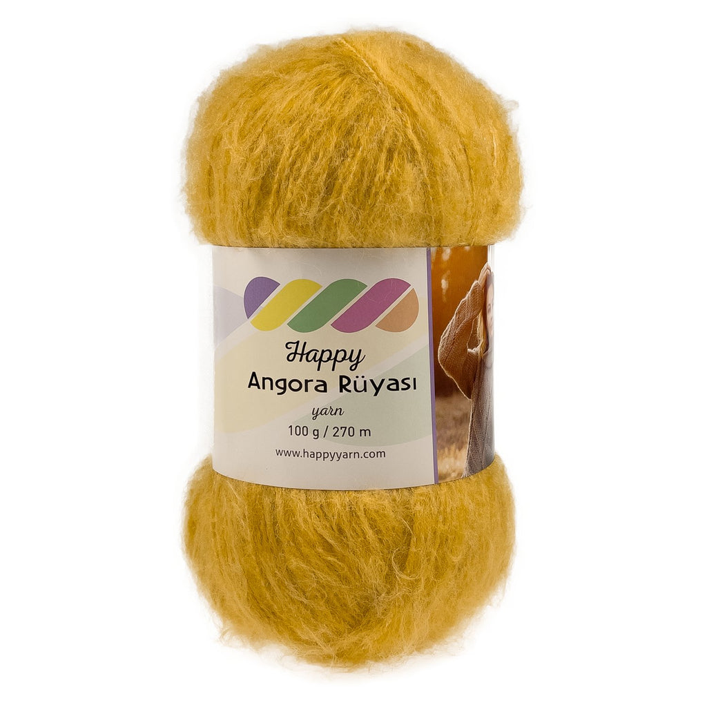 Happy Yarn Angora Rüyası 100gr 270m El Örgü İpi AR015