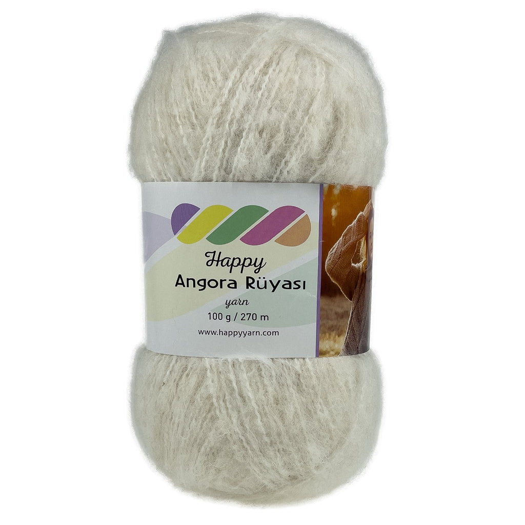 Happy Yarn Angora Rüyası 100gr 270m El Örgü İpi AR012