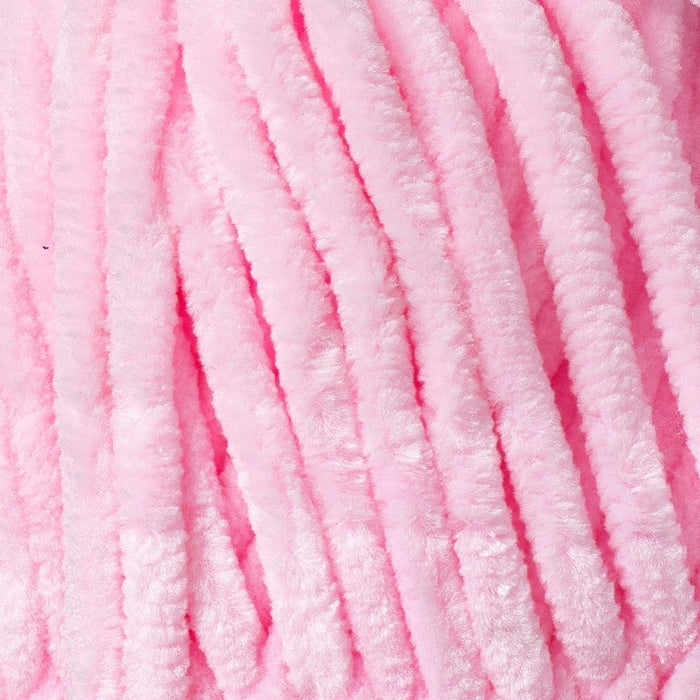 Kürkçü Han Kadife 100GR 95MT Örgü İpi Toz Pembe