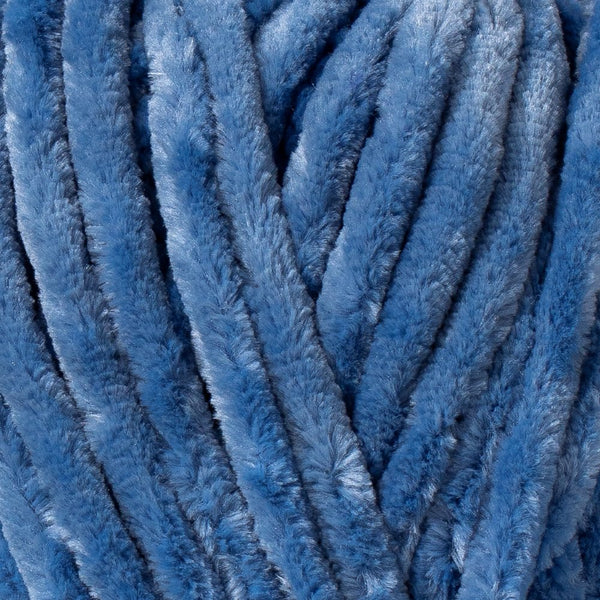 Kürkçü Han Kadife 100GR 95MT Örgü İpi Gök Mavi