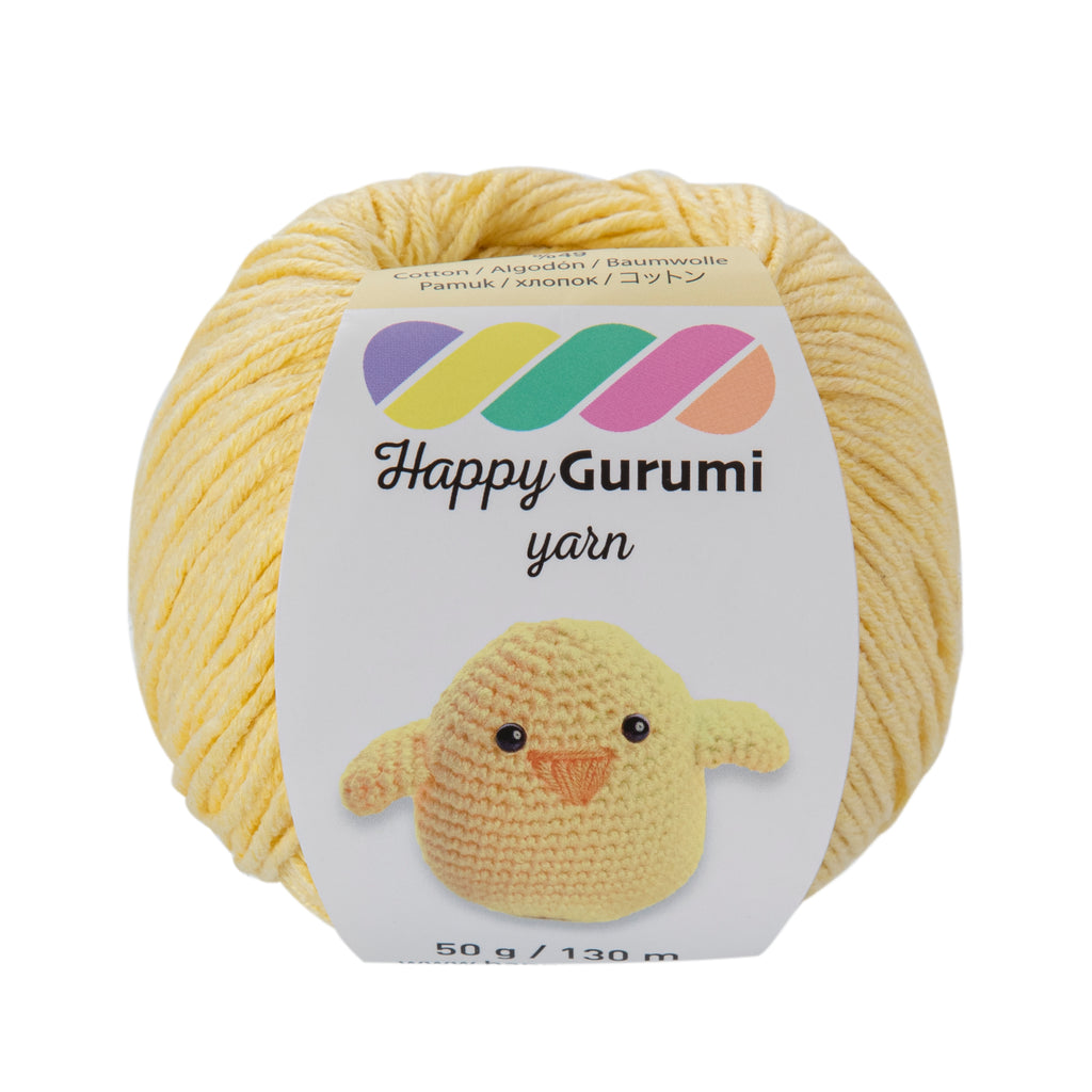 Happy Yarn Happy Gurumi Amigurumi Örgü İpi 50gr 130m Açık Sarı