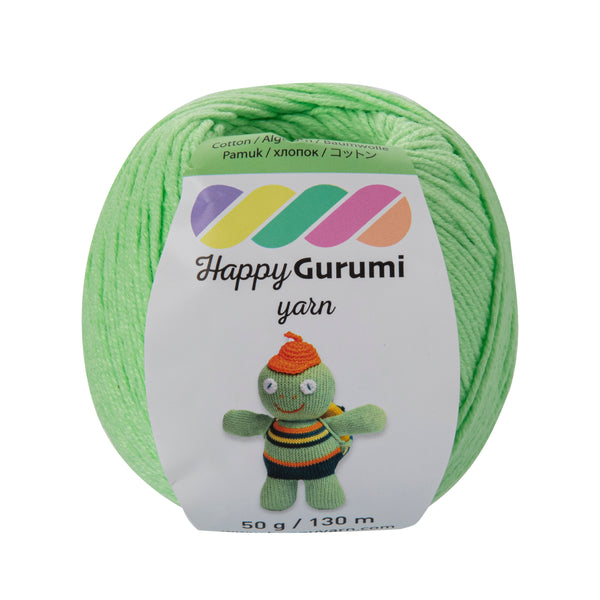 Happy Gurumi Yeşil Amigurumi Örgü İpi 50gr 130mt 5'li Paket