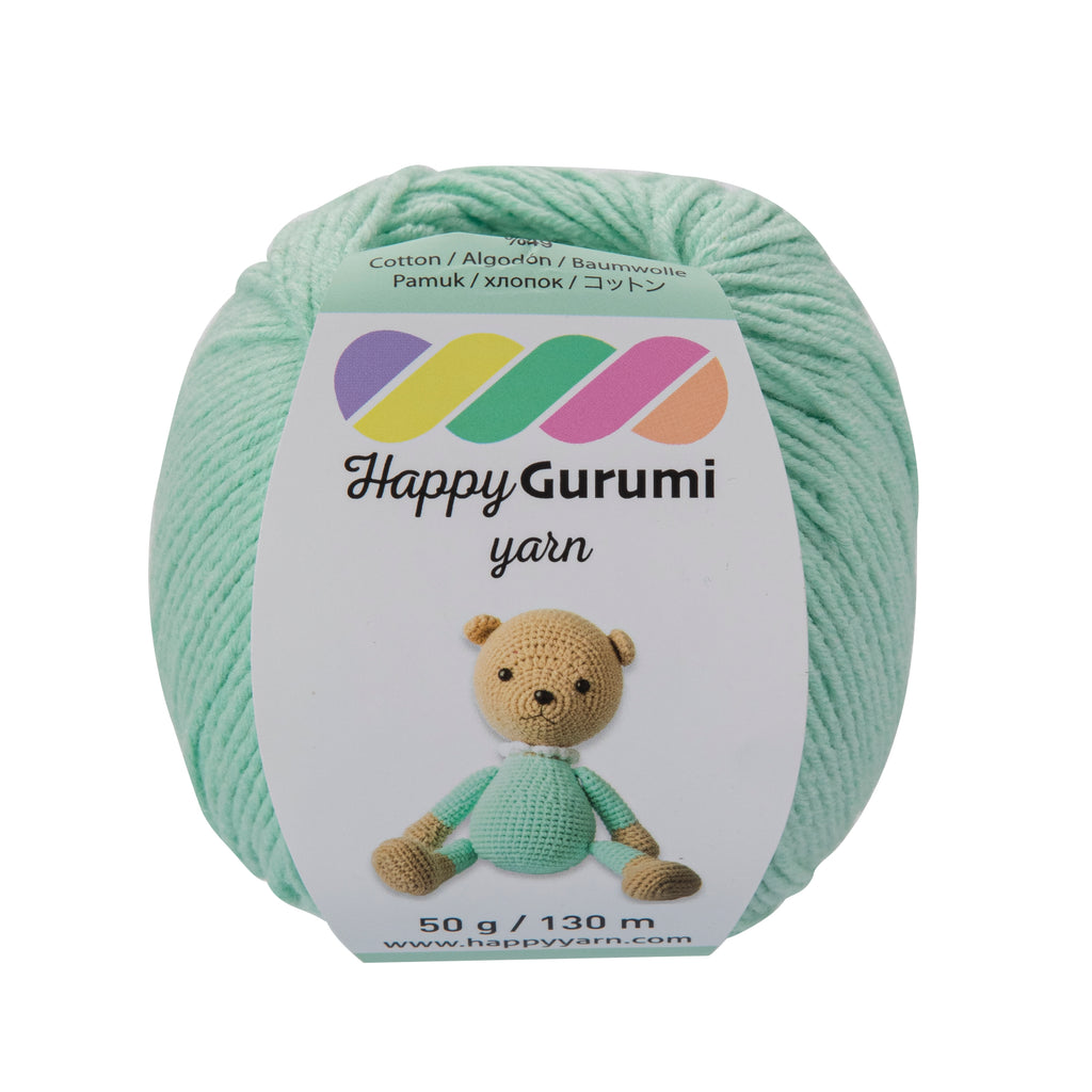 Happy Yarn Happy Gurumi Mint Amigurumi Knitting Yarn 50gr 130m