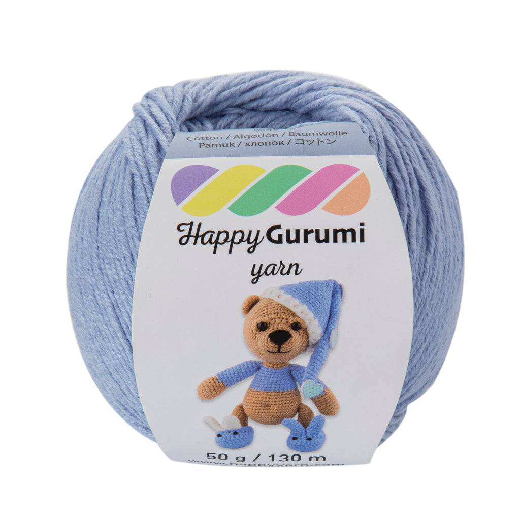 Happy Yarn Happy Gurumi Blue Amigurumi Knitting Yarn 50gr 130m