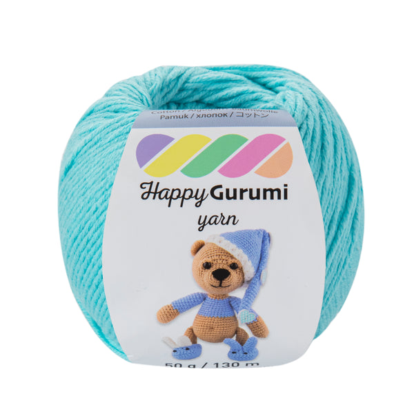 Happy Yarn Happy Gurumi Turquoise Amigurumi Knitting Yarn 50gr 130m 5 Pack