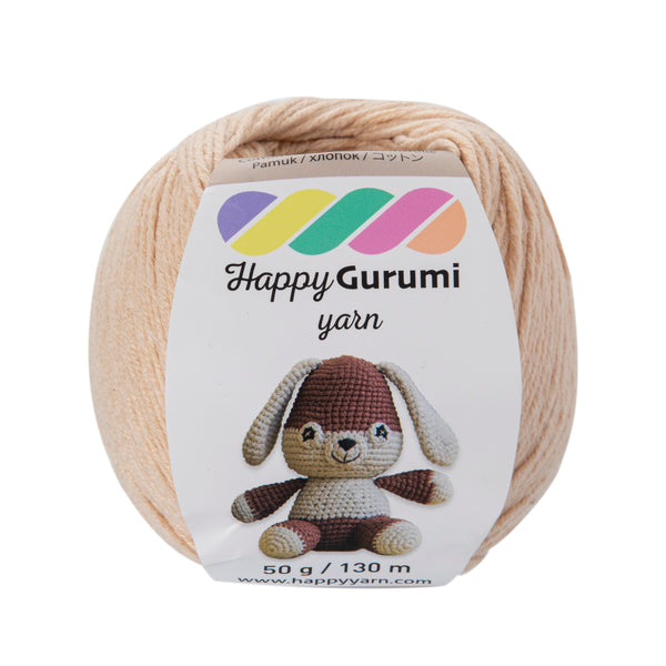 Happy Yarn Happy Gurumi Cappuccino Amigurumi Knitting Yarn 50gr 130m 5 Pack