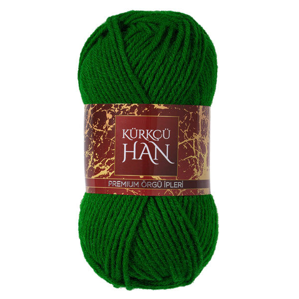 Kürkçü Han Dekor El Örgü İpi 5'li Paket Yeşil